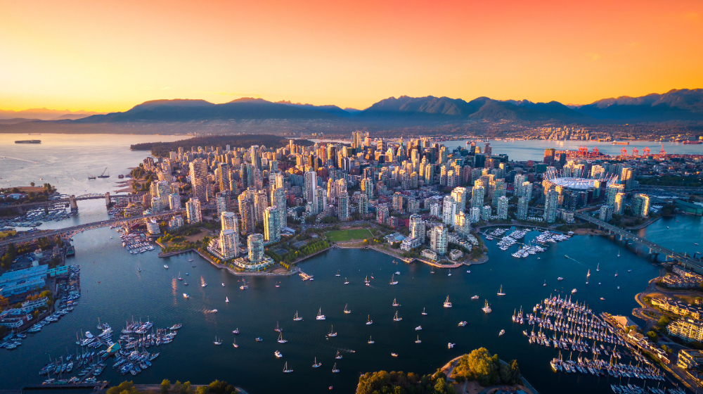 Parenting Time, Conflict Best Interests of Child British Columbia Supreme Court Decision portrayed by an aerial Vancouver skyline image